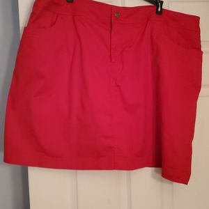 CJ Banks skort. Size 24 Beautiful red cotton